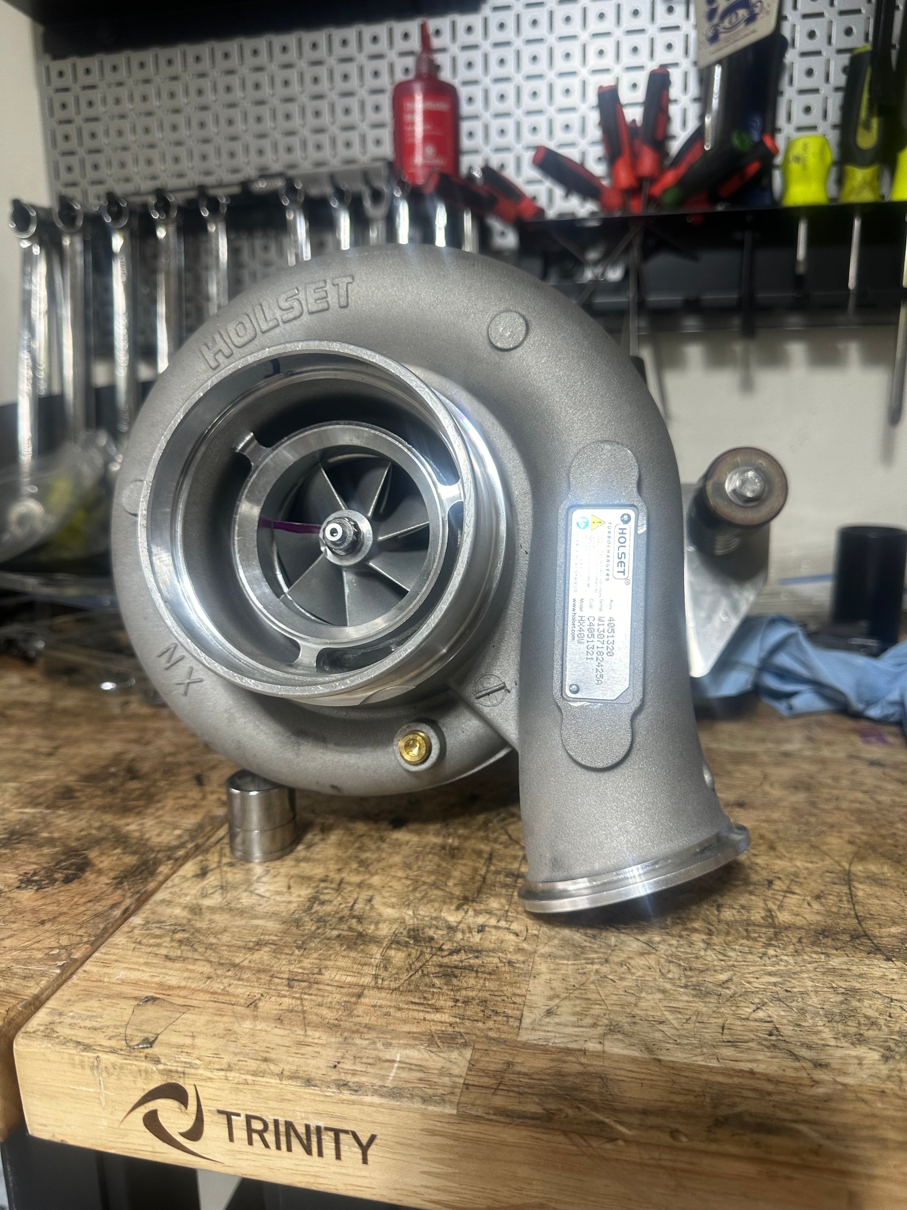 Holset 57x83/76x60 Replacement for factory turbo 1994-2002 Cummins Holset 57x83/76x60 Replacement for factory turbo 1994-2002 Cummins