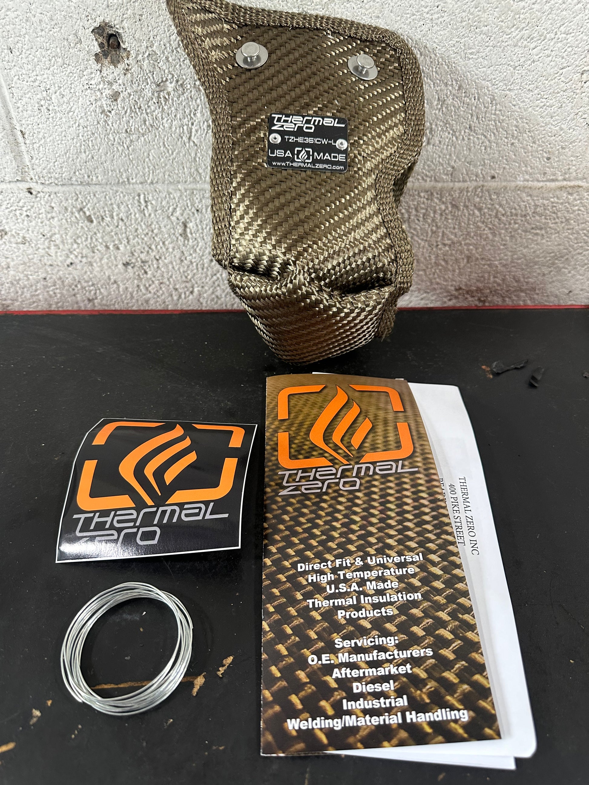 Turbine housing blanket for t3 chargers-1